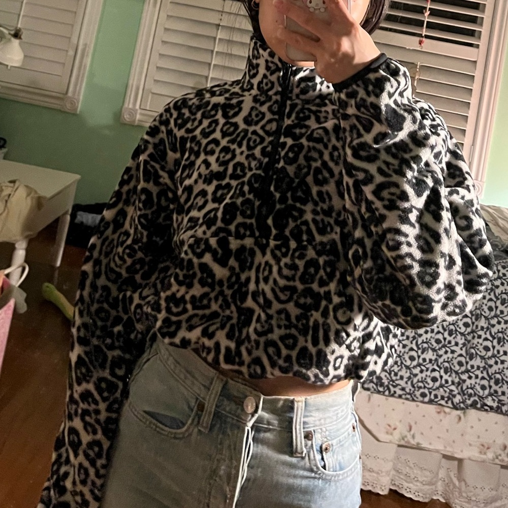 TNA POLAR 1/2 ZIP SWEATER